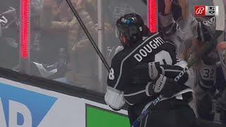 Quinton Byfield sets up Drew Doughty on the backdoor for the redirection and Kings get on the board.