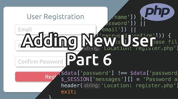 Adding New User into Database Table | Mage Mastery Part 6/14