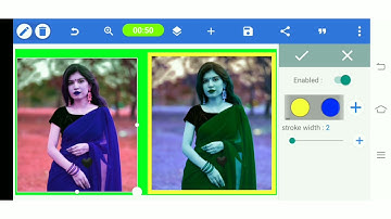 How To Joint Image Editing Green Background Color Tutorial 2021