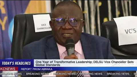 DELSU VC's Transformative Year Sets New Standards! @KC Vottu TV