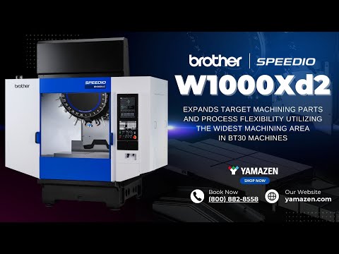 Brother SPEEDIO W1000Xd2: Low Carbon Steel Demo