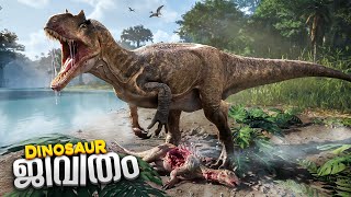 This is How a Full Grown Allosaurus Fight!