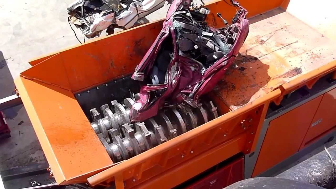 Afbeeldingsresultaat voor auto shredder