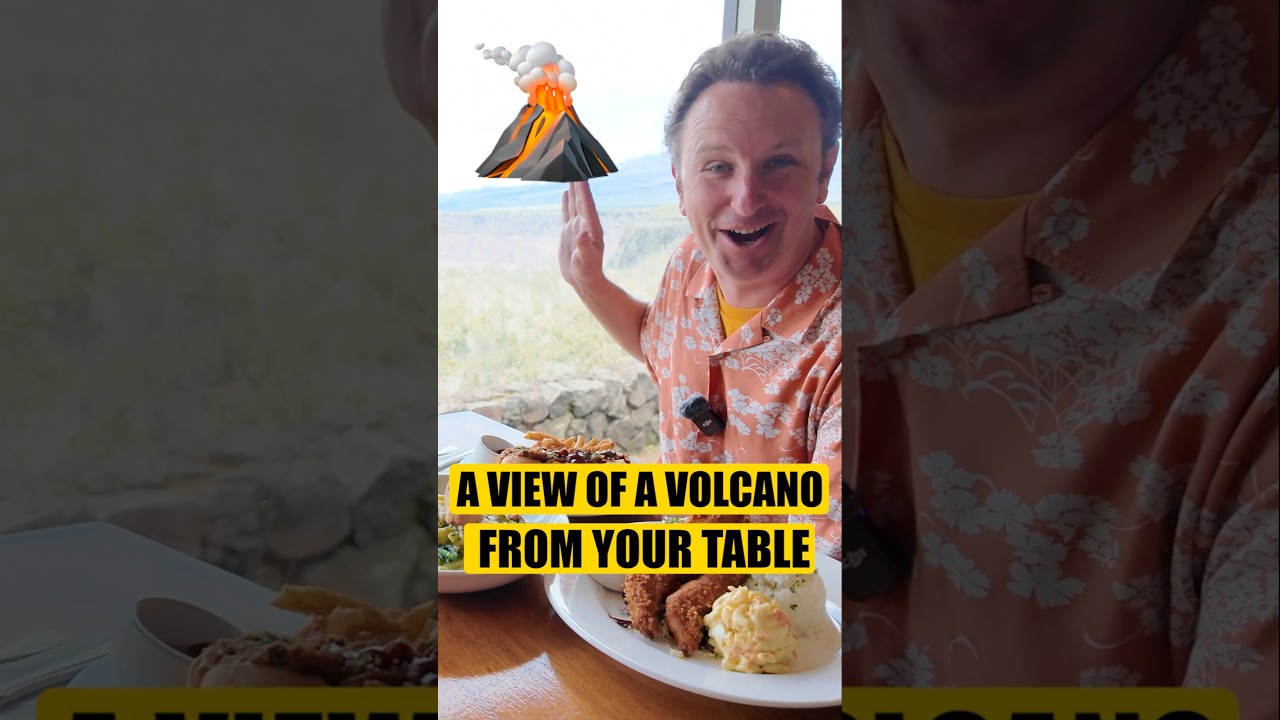 Lunch Next to an ACTIVE Volcano?! 🌋