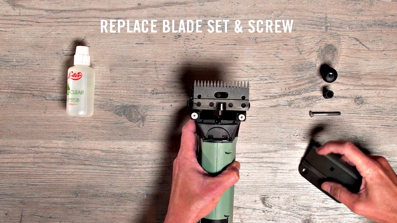 How to Change and Oil a Lister Blade