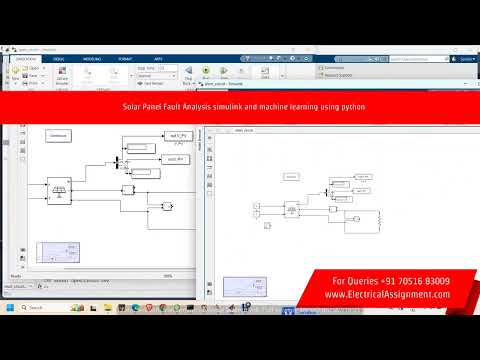 Solar Panel Fault Analysis Using MATLAB Simulink and Machine Learning in Python