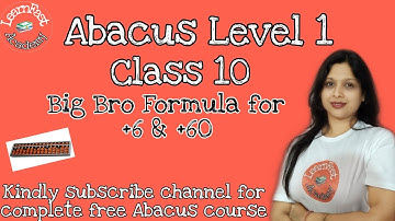 Abacus Level 1 Class 10 Hindi| by LearnFast Academy
