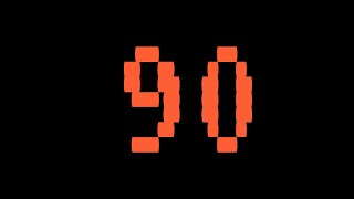 90 seconds Radical Red LCD Timer
