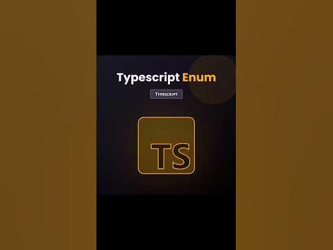 How to use Enum data type in TypeScript part 1 #feedshorts #coding # ...