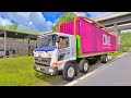 HINO 500 2018 Độc Lạ Bình Dương Chở Container 40 Feet 35 Tấn Hàng Lên Đèo Hải Vân#tientung_bts_ets2