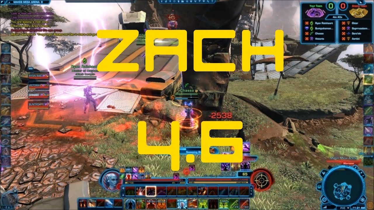 SWTOR 4.6 PvP: Red Eclipse Arena