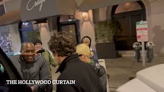 Ashley Benson and Brandon Davis grab dinner at Craig's eatery together!