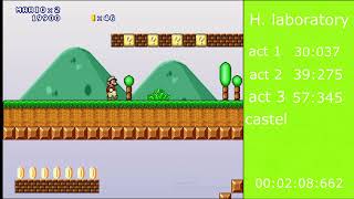 Mario Forever Human laboratory world speedrun-03:43:474