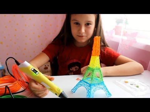 3D Эйфелева башня (рисуем 3д ручкой)