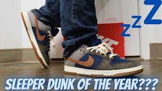 Nike Dunk Low Premium Tweed Corduroy On Feet Review