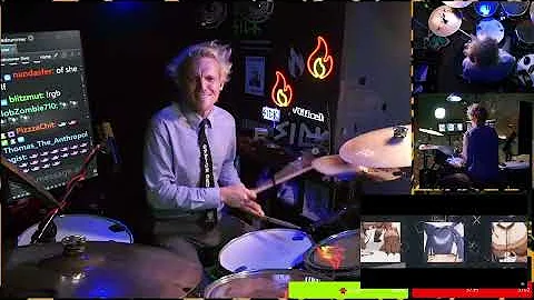 Bao X Numi X Sinder She Wolf Shakira Cover Office Drummer First Time Hearing 