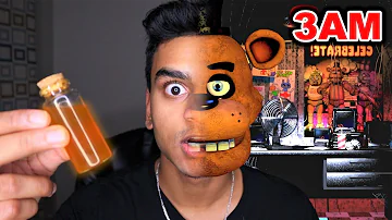 Do Not Order The FREDDY FAZBEAR POTION From The DARK WEB At 3AM! *Turned Into FREDDY FAZBEAR*