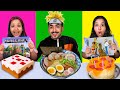 الاكل الحقيقي ضد أكل الكرتون !!! cartoon food vs real food challenge