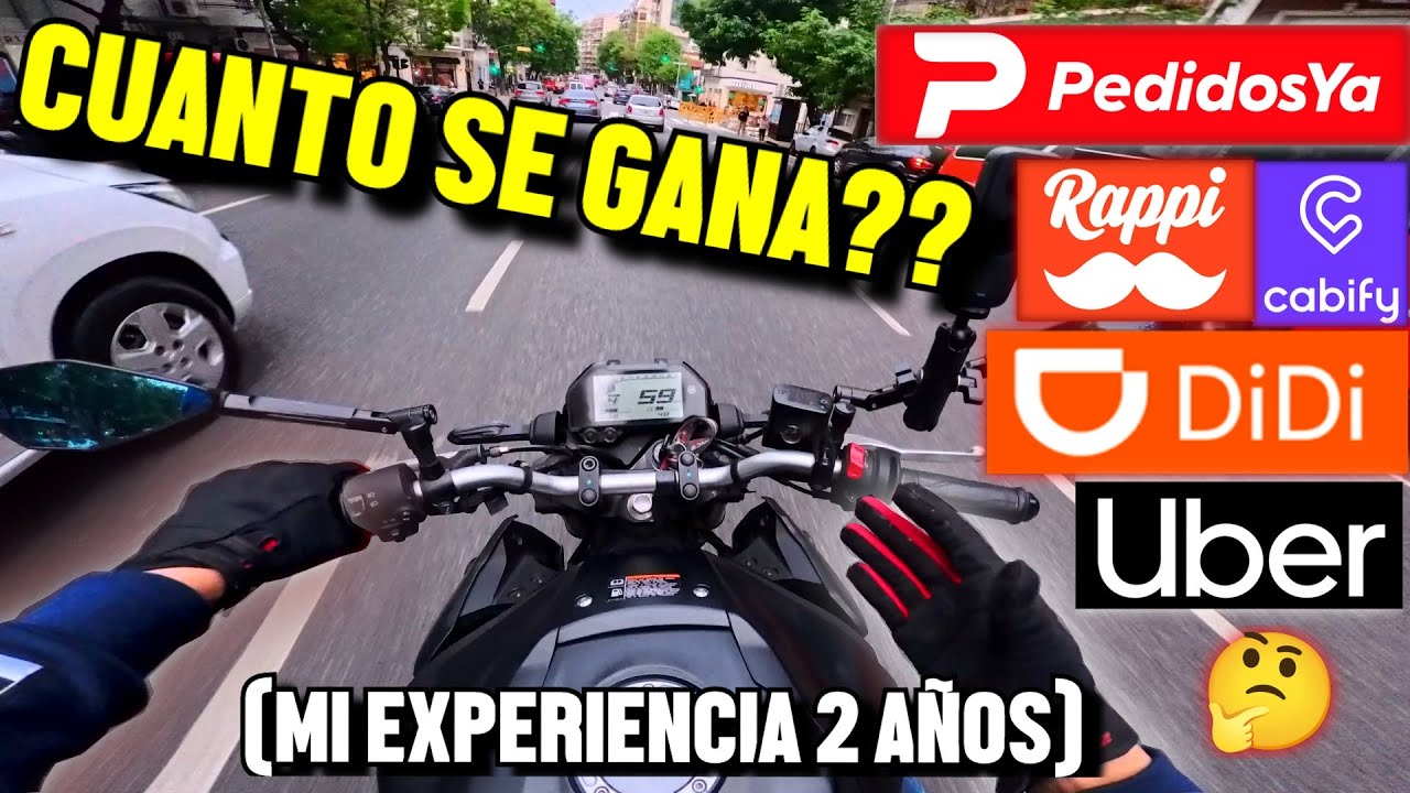 ADIÓS A LAS APPS, se PUEDE VIVIR de ELLAS?? RAPPI, DIDI, PEYA y OTRAS.. MI EXPERIENCIA 2025💰🍔🏍