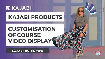 Kajabi Quick Tip | Showcase your Kajabi course video content in your own style - how to modify