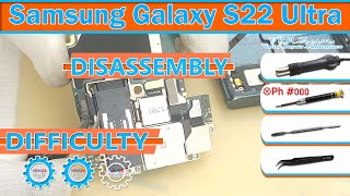 Samsung Galaxy S22 Ultra Sm-S908U Take Apart Disassembly In Detail