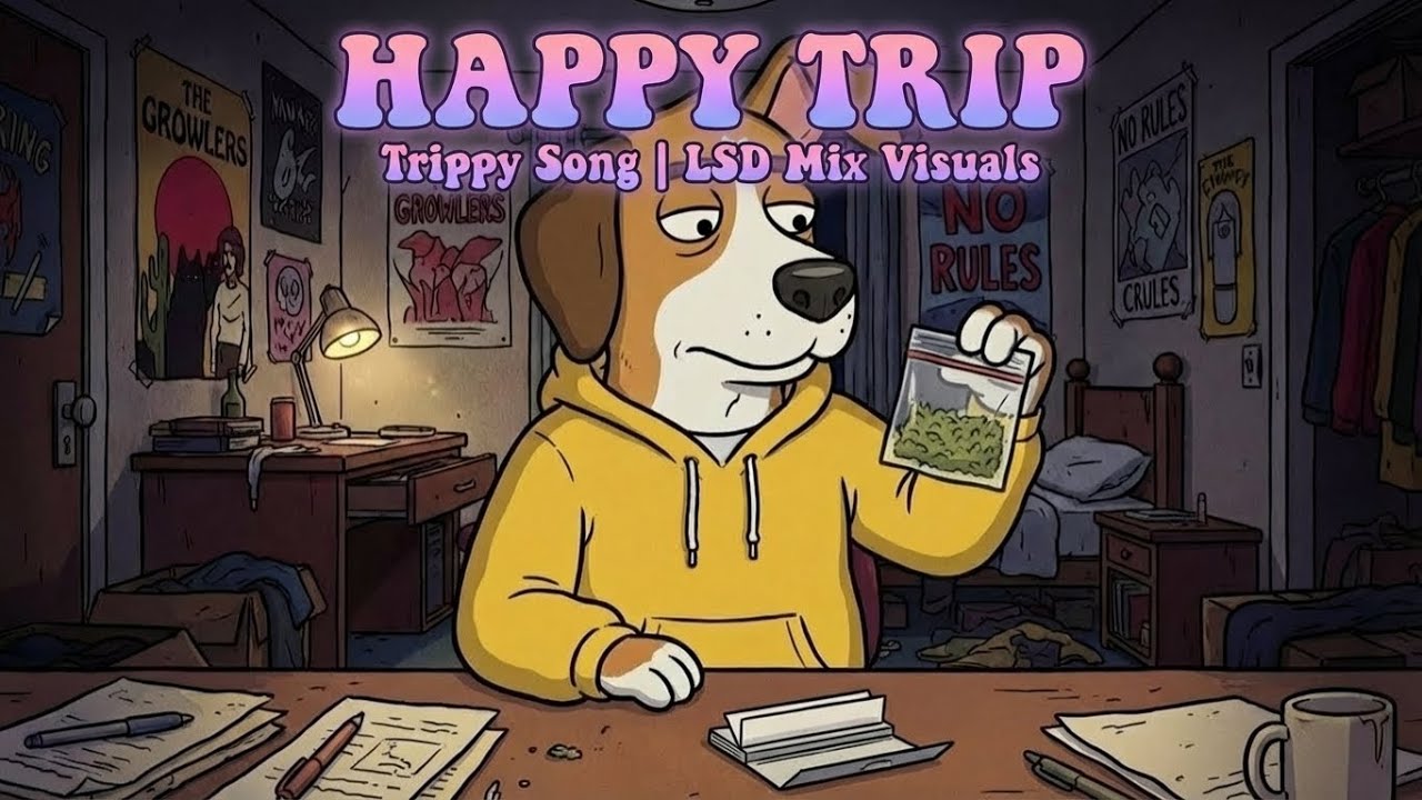 Happy Trip – Trippy Song | LSD Mix Visuals | THE PLK
