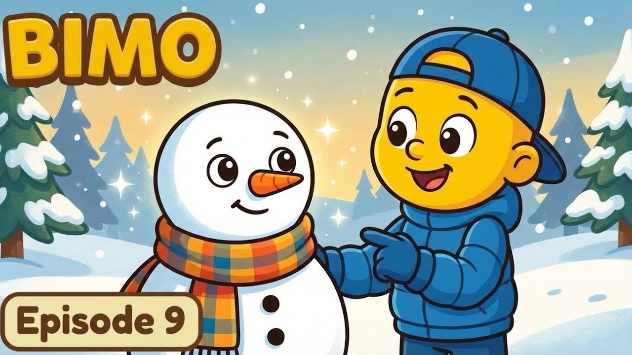 BIMO Meets a Snowy Friend ️ | A Magical Winter Day – Episode 9 - YouTube