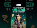 Falling Rupee Can Benefit These Sectors and Stocks? #shorts