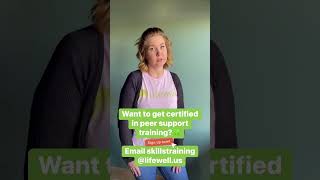 Brittany shares why #peersupport training is a great way to share your recovery & get a job doing it