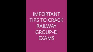 IMPORTANT TIPS TO CRACK RAILWAY GROUP D EXAMS || RRB || COMPETITIVE  EXAMS || BWTS screenshot 4