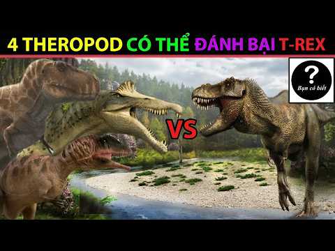 TOP 4 Carnivorous Dinosaurs That Could Defeat TYRANNOSAURUS REX (Remake) - Did You Know?