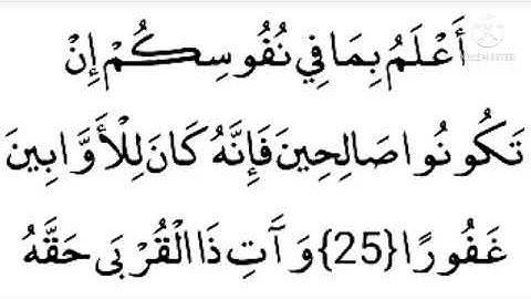 الجزء الخامس عشر من القرآن الكريم ( بدون حقوق )