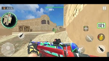 US Army FPS Robot Shooting Strike Games Mission # 1 - Android Gameplay