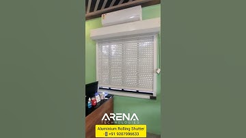 Autozone™  Aluminium Rolling Shutter in Kerala #Arenatechnologies #Automation #smarthome
