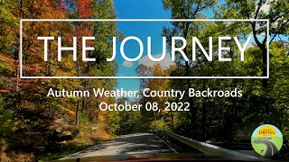 ASMR Driving 4k  Autumn Weather, Country Backroads October 08, 2022