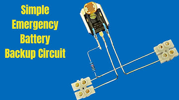 Automatic Emergency Light Using IRFP460 MOSFET & LDR | Simple DIY Backup Circuit