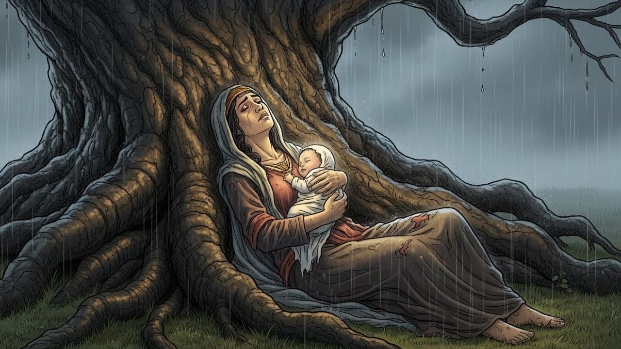 قصة الطفل الذي ولدته أمه وماتت في الغابة …وكيف سخر الله له من ينقذه قصة مؤثرة جداً😭