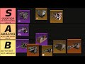 The ULTIMATE Weapon Tier List From JBRider with Over 10000 Hours Experience | Part 2