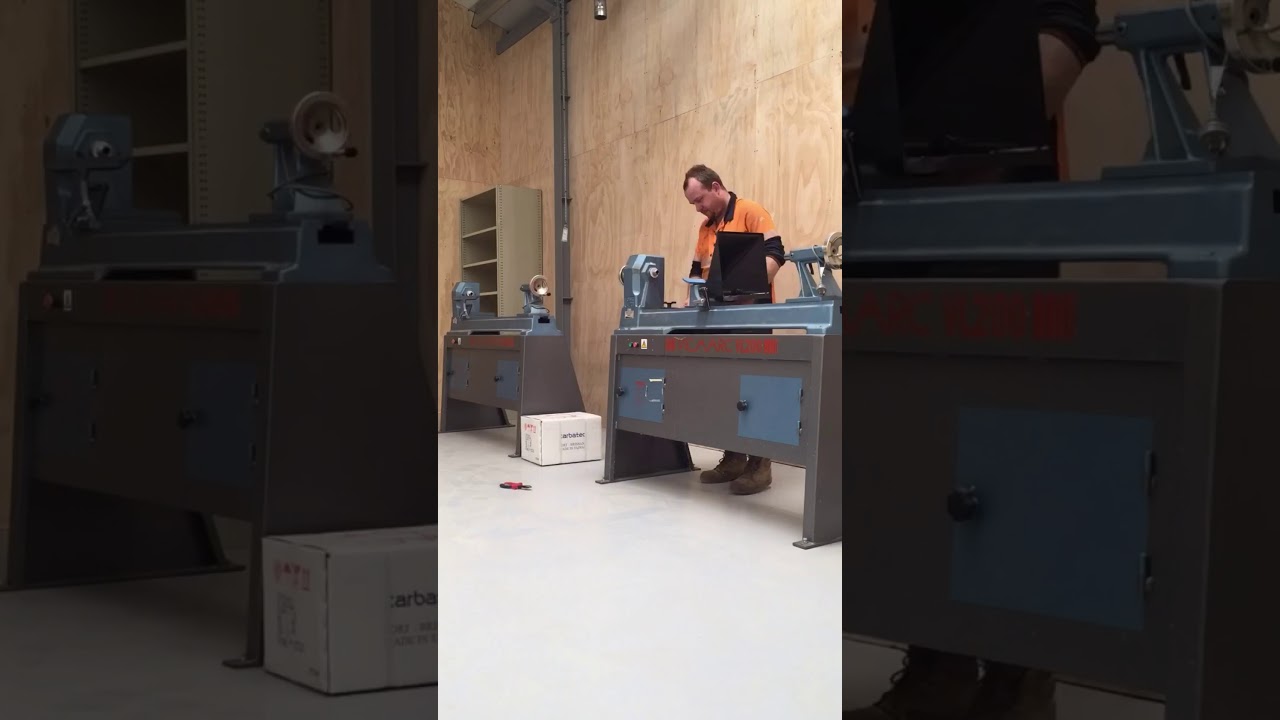 MICRONAIR VC8 CRANE INSTALL. VIBRATION DUST EXTRACTOR