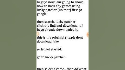 How to hack any game without root with lucky patcher  2018
