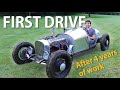 The First Drive! | Homemade Boat-tail Speedster Pt. 60