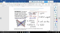 Mrs. Youngman's Geometry Lesson 4-4