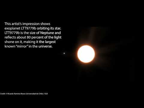 The shiniest known exoplanet: LTT9779 b