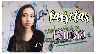 COMO HACER TARJETAS (FICHAS) DE ESTUDIO!! ❤ La mejor técnica para memorizar rápido | Mariana Gómez