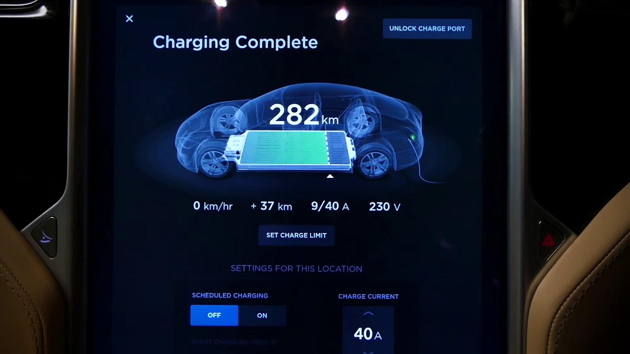 Schedule Tesla to charge using off-peak 