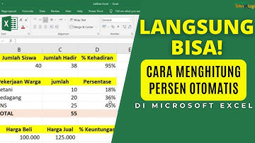 Cara Menghitung Persen Di Excel Secara Otomatis