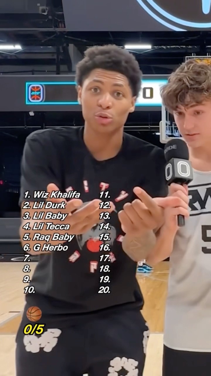 Started naming rappers I never even heard of ?? #shorts #basketball #overtime #ote