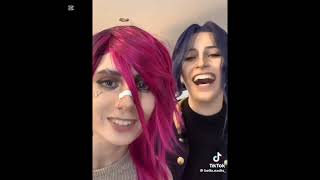 Hina and jade live moments #hina #jade #cosplay #vi #catling #arcane 