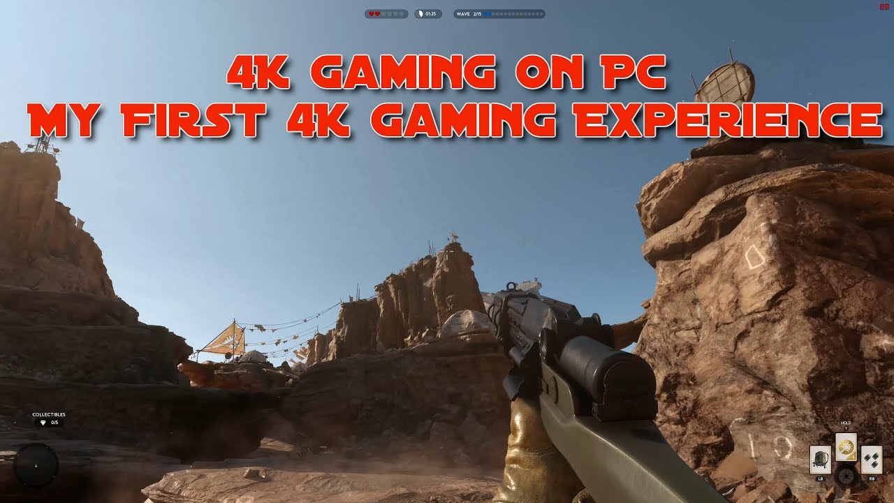 4K Gaming on PC - My First 4K Gaming Experience! - YouTube