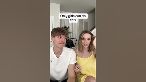 Only girls can do this challenge 😂